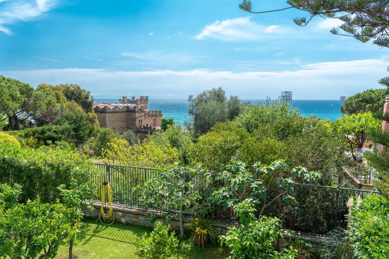 Magnificent Villa Sanremo Bagian luar foto
